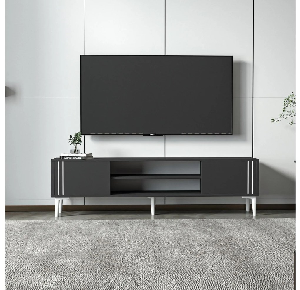 TV asztal/Szekrény Snowden (antracit) . 1102580