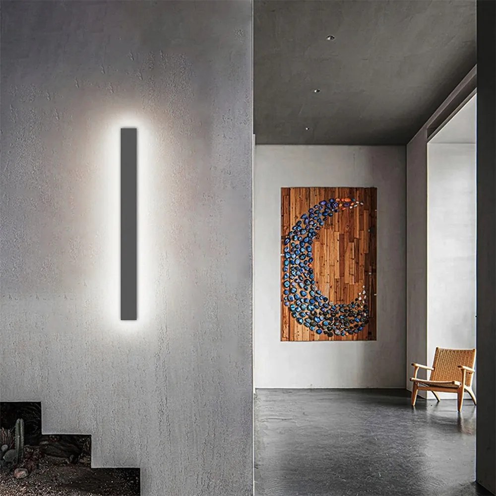 Led Fali Lámpa Kültéri Homlokzati Hosszú 60CM 20W hideg fehér