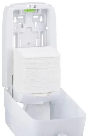 Adagoló hajtogatott WC-papírhoz Merida Hygiene Control, fehér