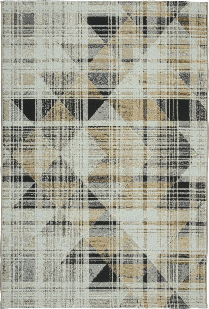 Dara szőnyeg 120x170 cm Háromszögek Sárga