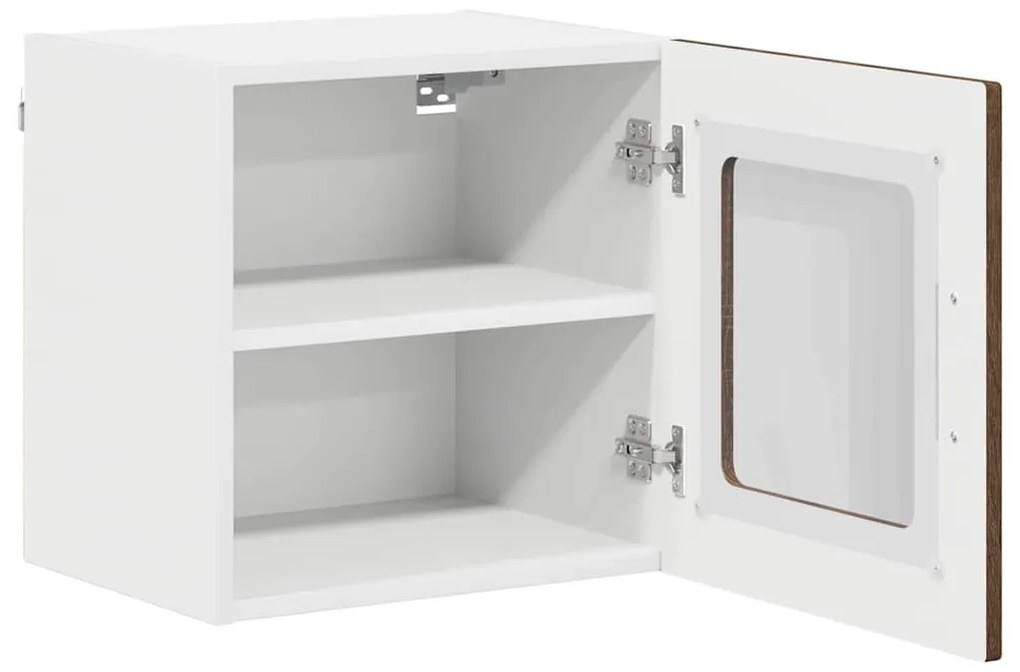 Fali konyhaszekrény 2 pcs Barna Tölgy 40 x 31 x 40 cm Faanyag