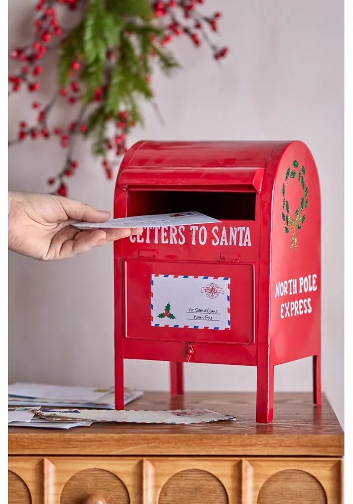 Fém karácsonyi figura (magasság 33 cm) Carlo – Bloomingville