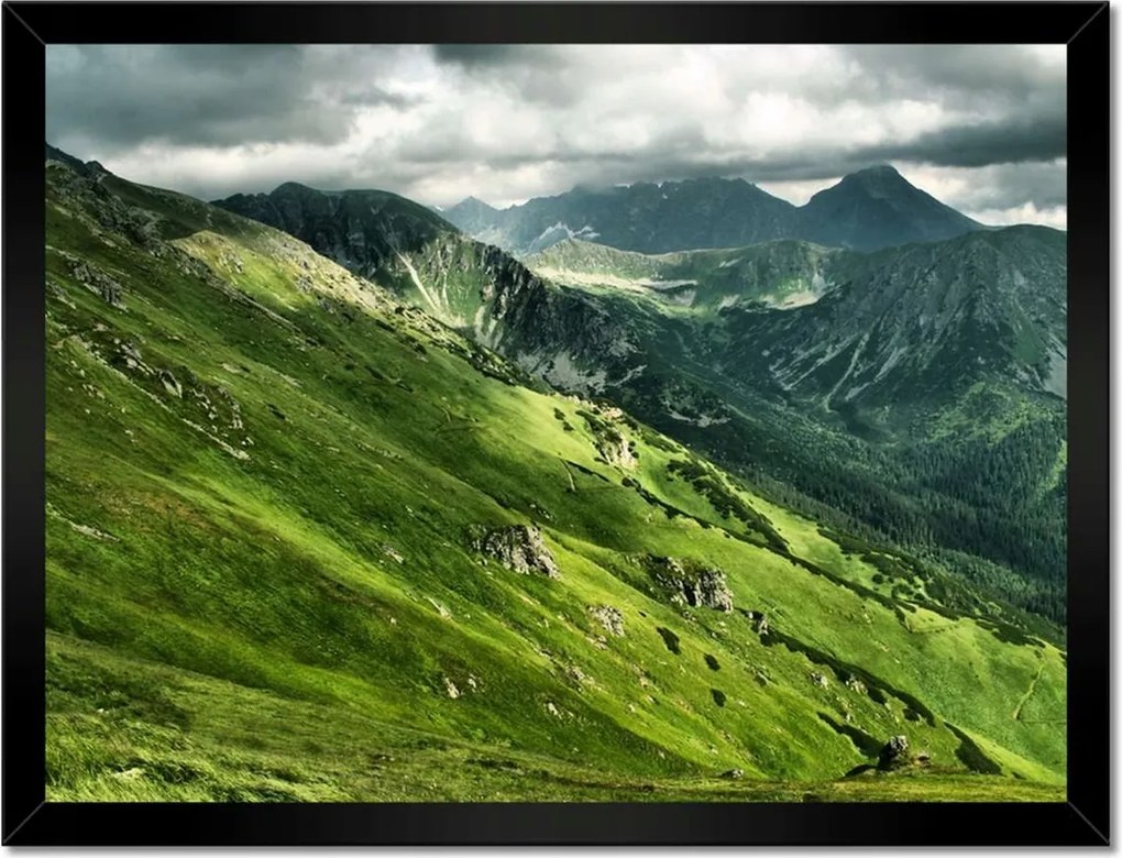 Poszterek keretben 40x30 Tátra Lengyel hegyek Kilátás