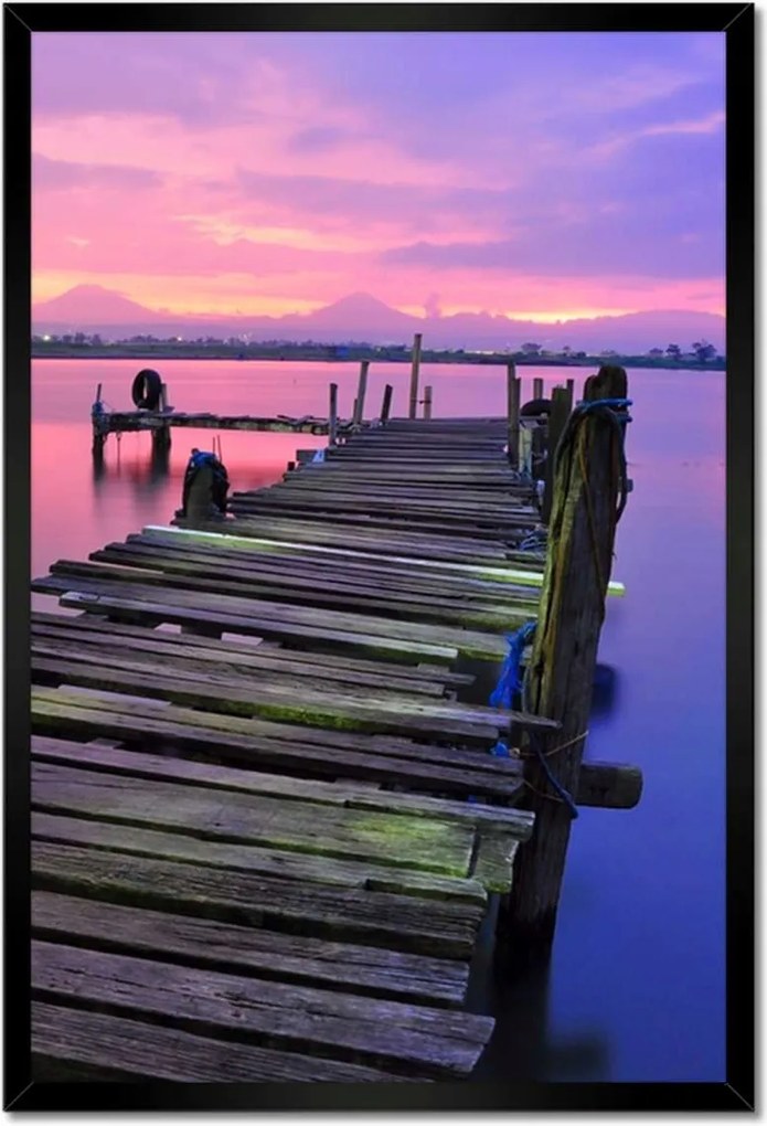 Poszterek keretben 40x60 Híd deszkákból