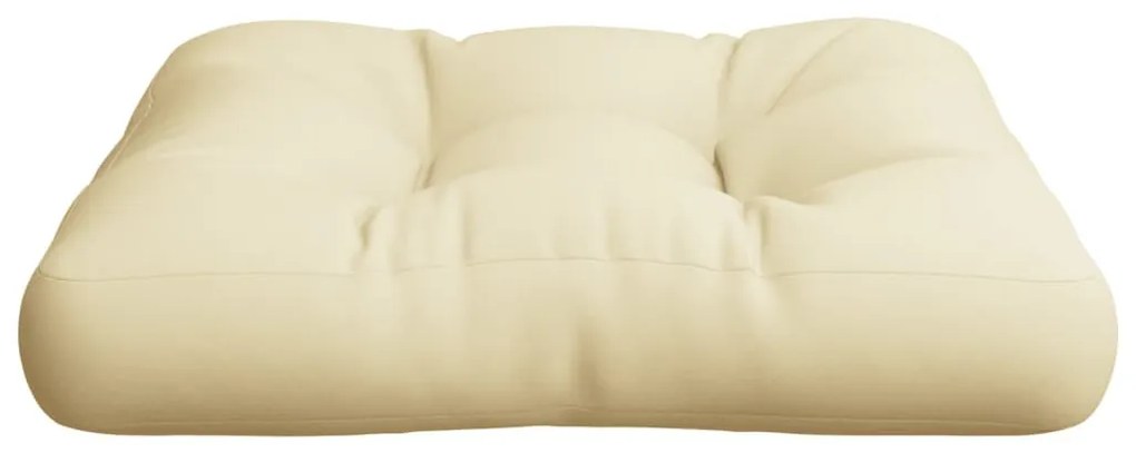 krémszínű szövet raklappárna 60 x 61,5 x 10 cm