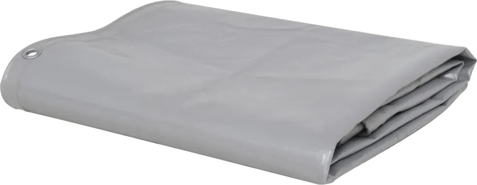 vidaXL szürke ponyva 650 g/m² 1,5 x 10 m
