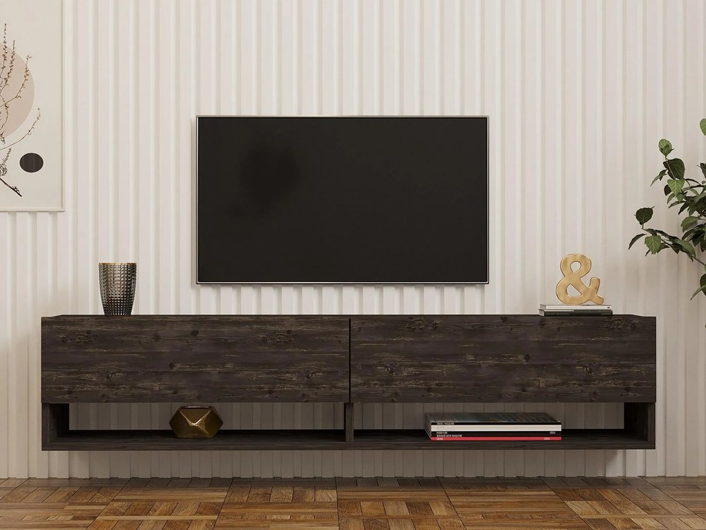 TV asztal/szekrény Sotata (antracit) . Akció -18%. 1095546