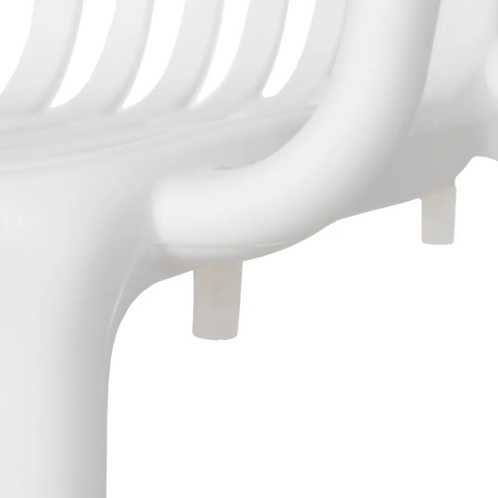 Fehér műanyag étkezőszék Alia – Ixia