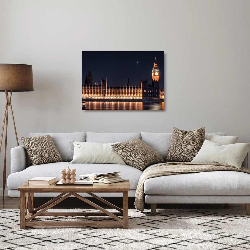 Kép a Big Benről Londonban (üvegen) (70x50 cm)