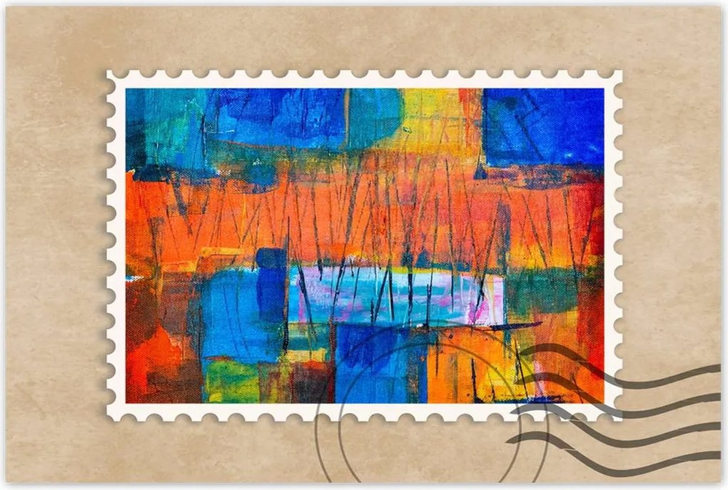 Poszterek 90x60 Absztrakt Kígyó