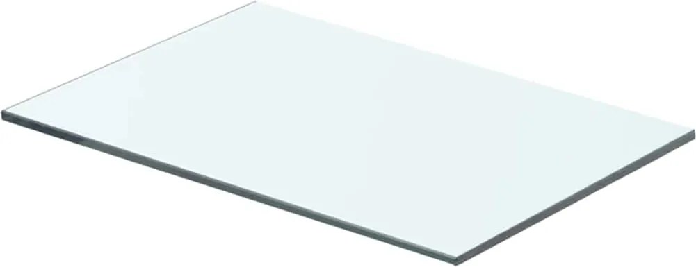 vidaXL Átlátszó üvegpolc 40x20 cm