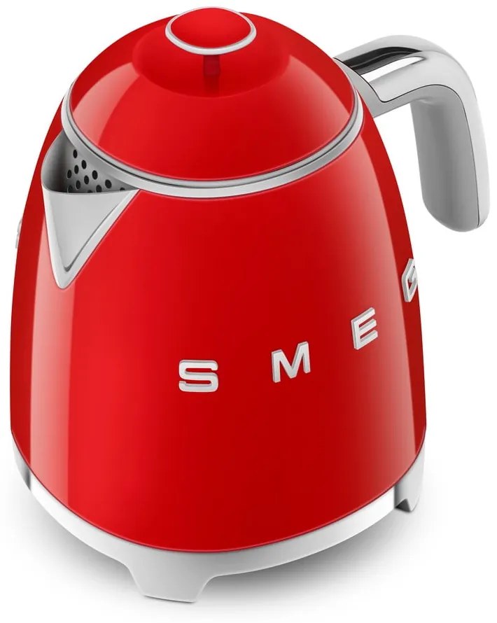 Piros rozsdamentes acél vízforraló 800 ml Retro Style – SMEG
