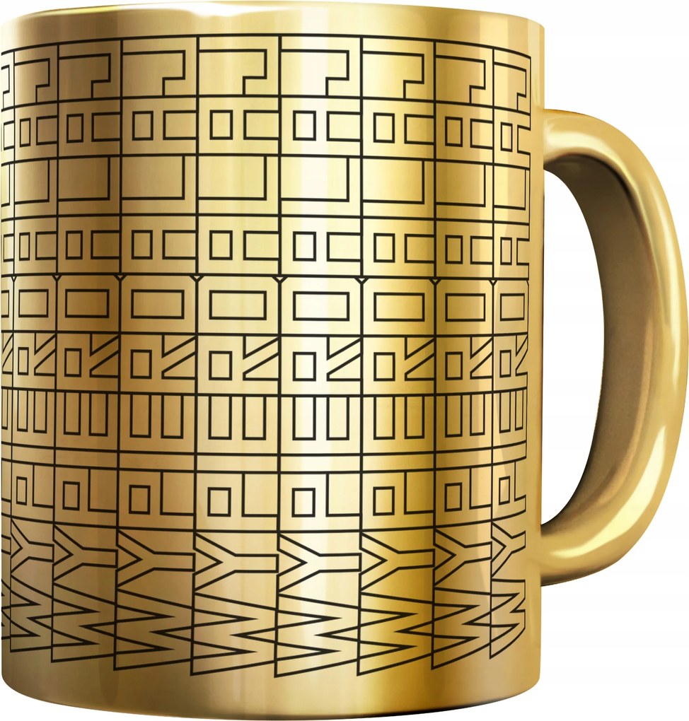 Csillogó Arany Bögre, Rejtett Üzenettel, Vicces Bögre A Munkához