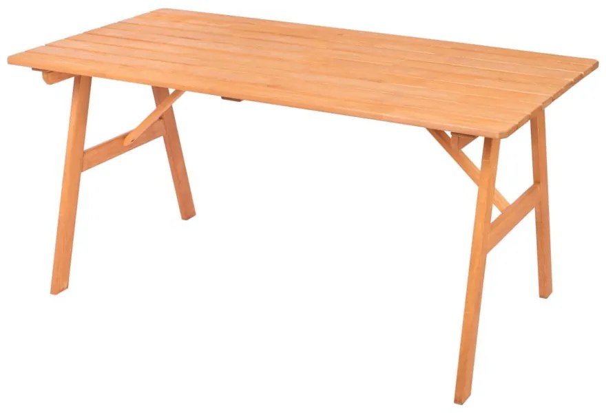 Tömörfa négyszemélyes kerti étkezőgarnitúra Sylva – Rojaplast