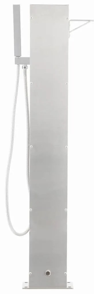 Rozsdamentes acél kerti zuhanycsaptelep 110 cm