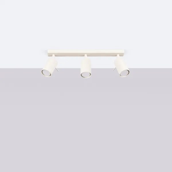 Sollux SL.1496 - Spotlámpa RING 3xGU10/10W/230V krémes