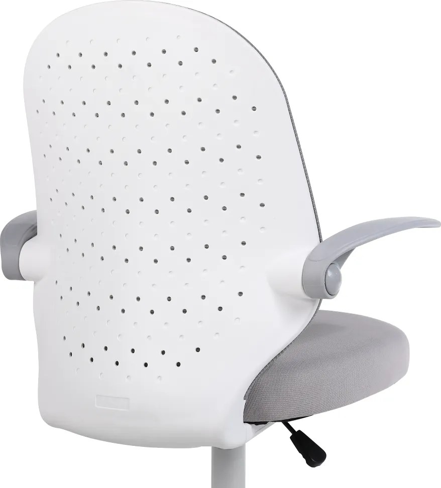 Irodai szék, szürke/fehér, PASTURA