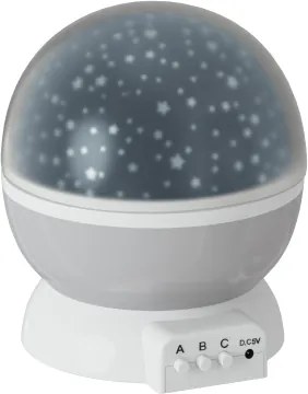 Atmosphera - LED gyerekprojektor 3xAA szürke