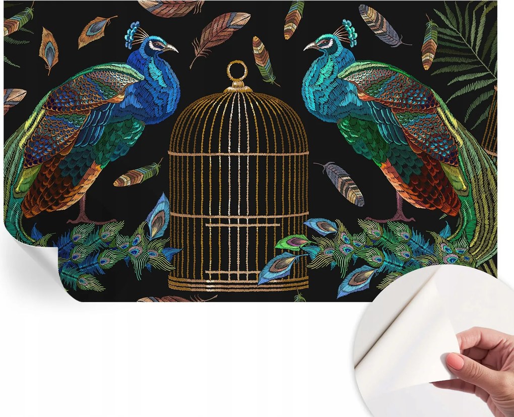 Öntapadós fotótapéta Hálószoba Páva kép 416x254 cm