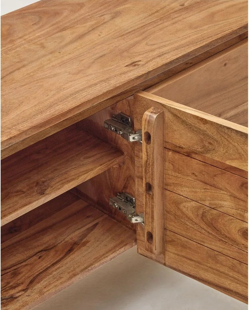 Natúr színű akácfa TV-állvány 150x58x40 cm Uxue – Kave Home