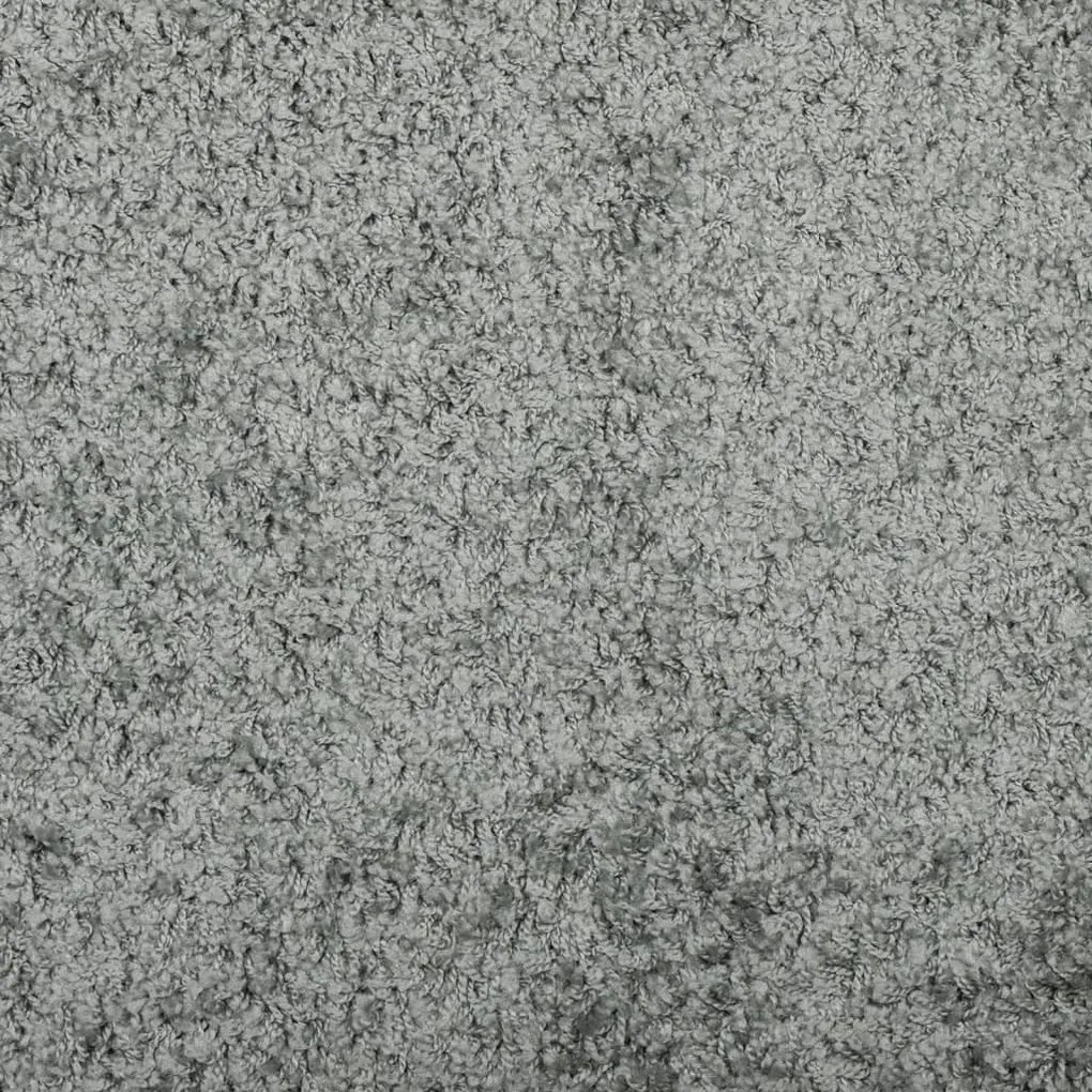 PAMPLONA zöld magas szálú bolyhos modern szőnyeg 80 x 250 cm