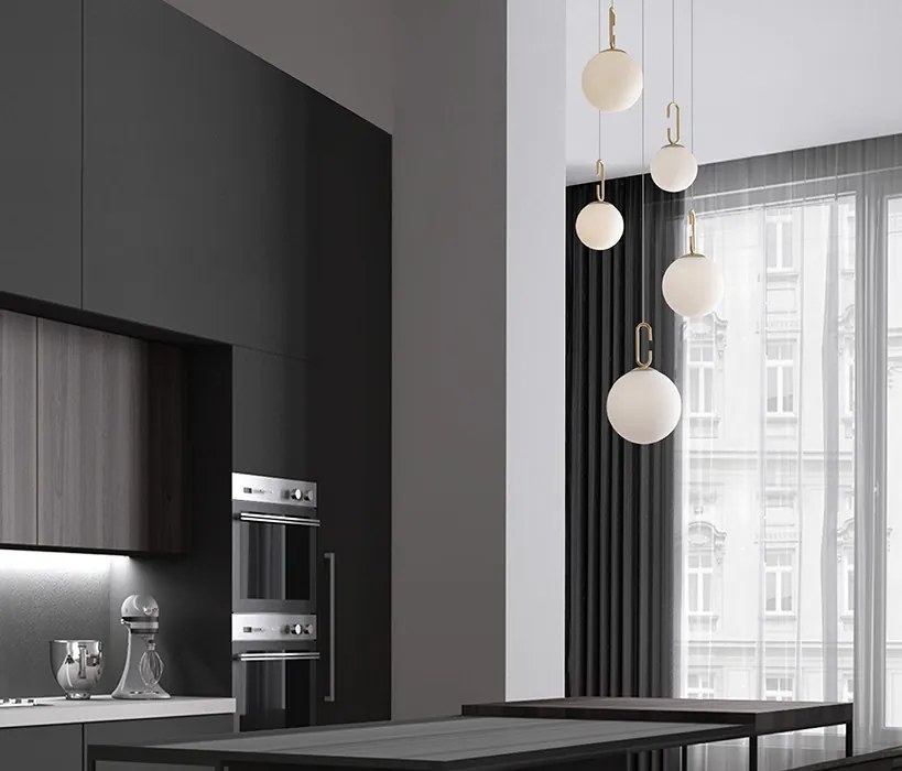 NOVALUCE 9695222 HOOK Többágú Függesztett Lámpa LED IP20