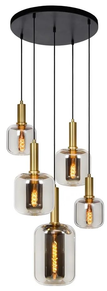 Lucide 45494/15/65 - Csillár zsinóron JOANET 5xE27/40W/230V