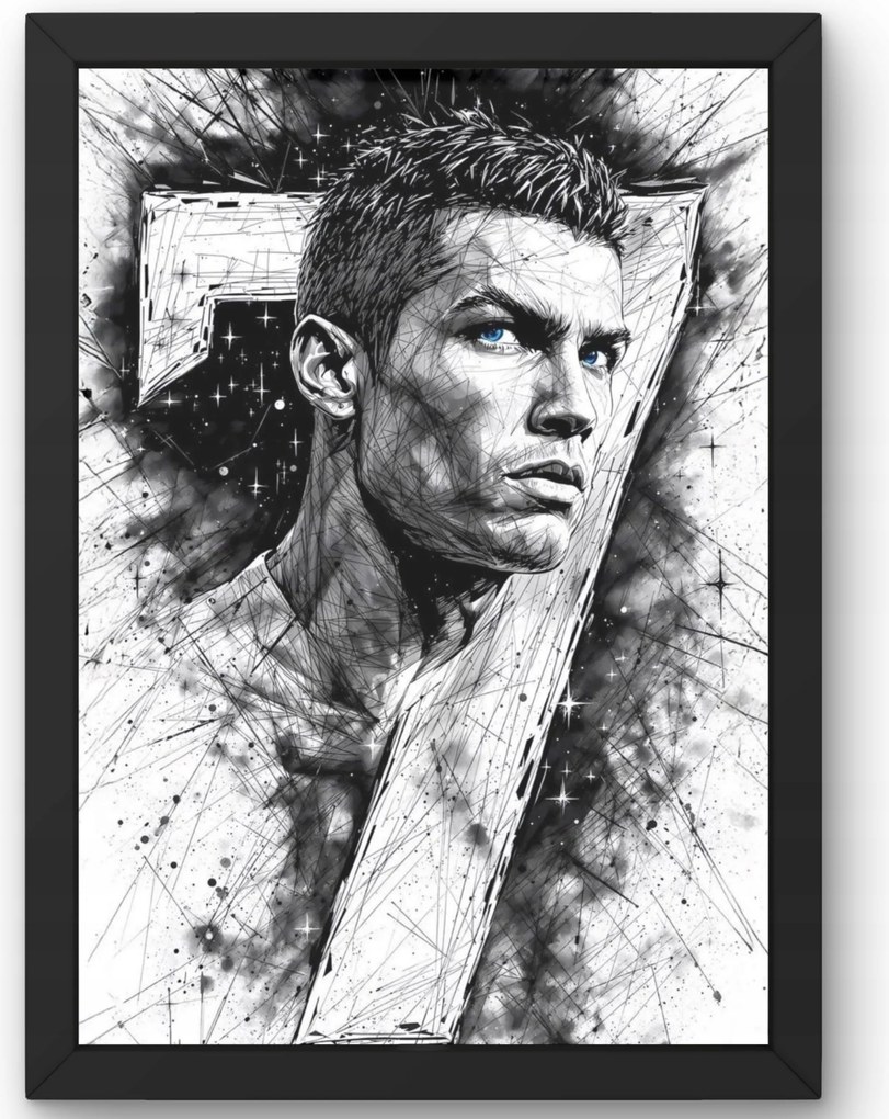 Poszter Cristiano Ronaldo Art CR7 A4-es méret