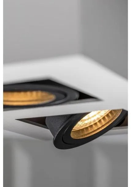 Lámpa Mennyezeti lámpatest ASTER, AC220-240V, 50/60 Hz, GU10, max.50W, IP20, alumínium, dupla, fehér