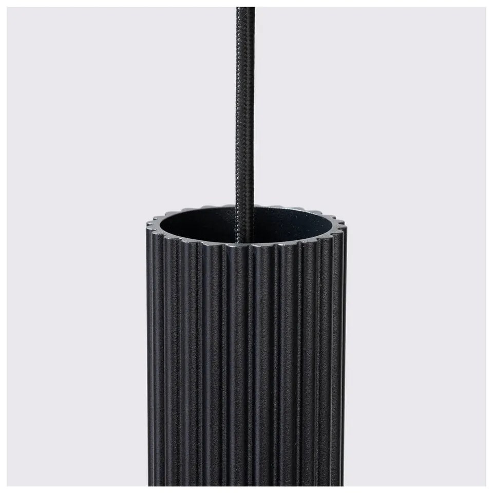 Fekete függőlámpa ø 19,5 cm Gleam – Sollux