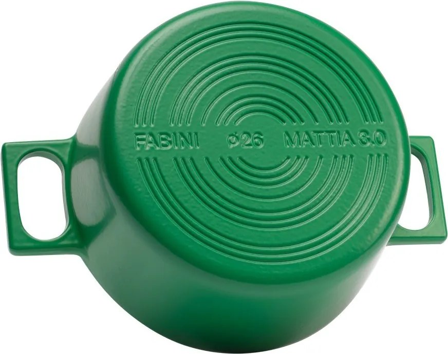 Indukciós tűzhelyhez alkalmas öntöttvas lábas fedővel 5,5 l Mattia 3.0 – FABINI