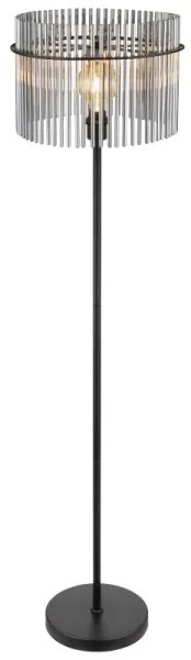 Globo 15698S - Állólámpa GORLEY 1xE27/60W/230V fekete