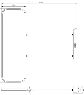 Globo 67262HB - LED Csillár zsinóron SILLA LED/24W/230V