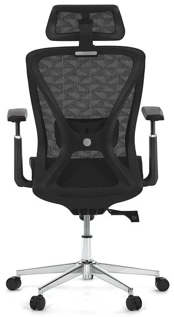 Fekete Hálós Irodai Szék, Szinkron Mechanikával. BK – KA-S258