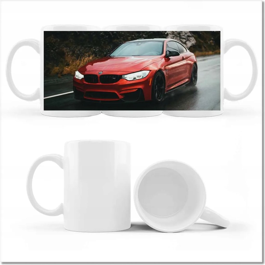 Fotó bögre Piros Bmw Autó