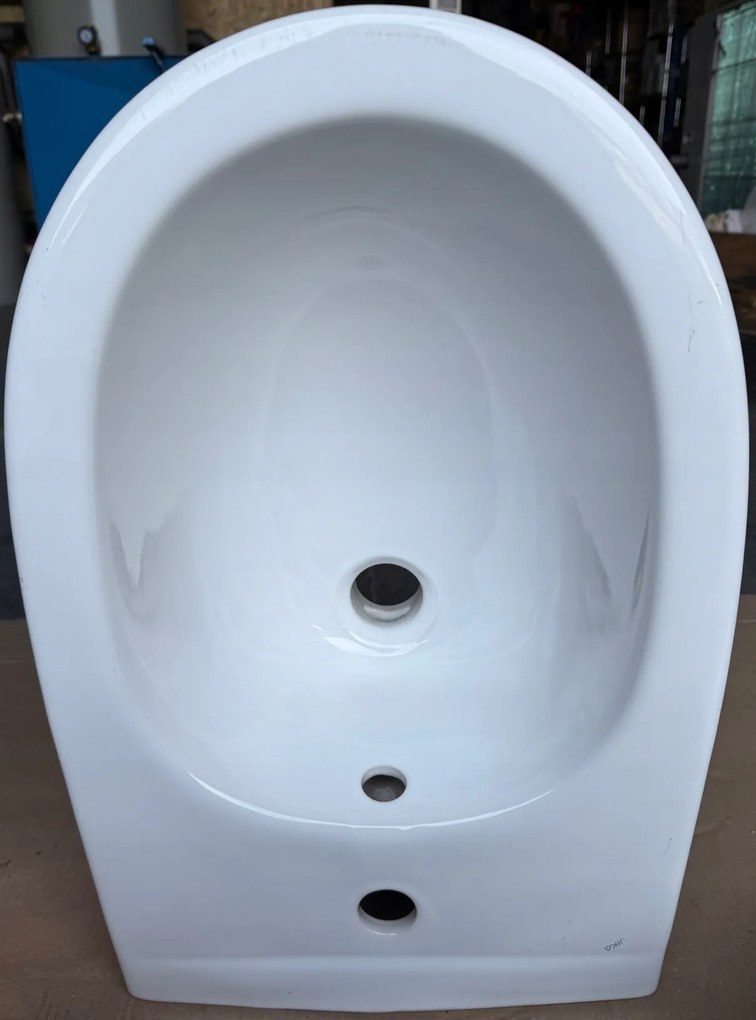 Jika Ovális bidé Karcos és bordázott