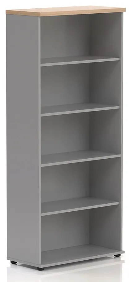 Magas szekrény Visio LUX 80 x 38,5 x 183,5 cm, tölgy