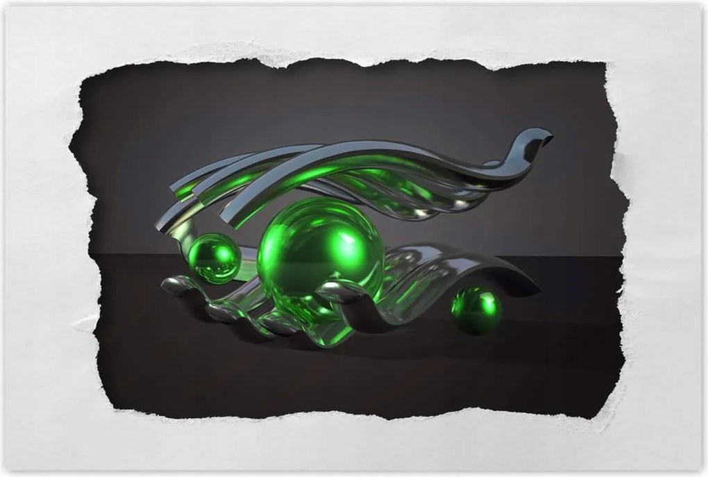 Poszterek 120x80 Lime gömb az ujjakban