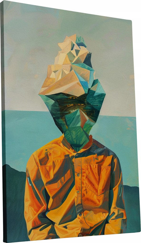 Vászonkép Absztrakt Misztikus portré otthon nappali 60x90