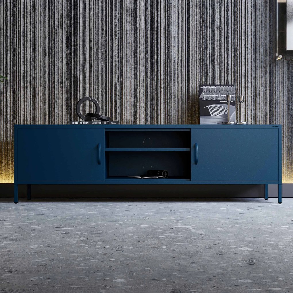 XL ROSARIA RTV SZEKRÉNY – SÖTÉTKÉK (1700 x 400 x 500)