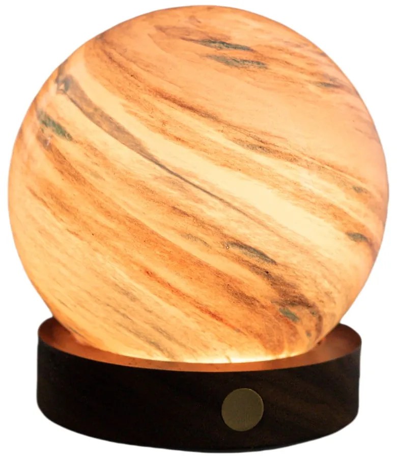 Barna-sötét natúr színű USB fénydekoráció ø 8 cm Polar Cloud – Gingko