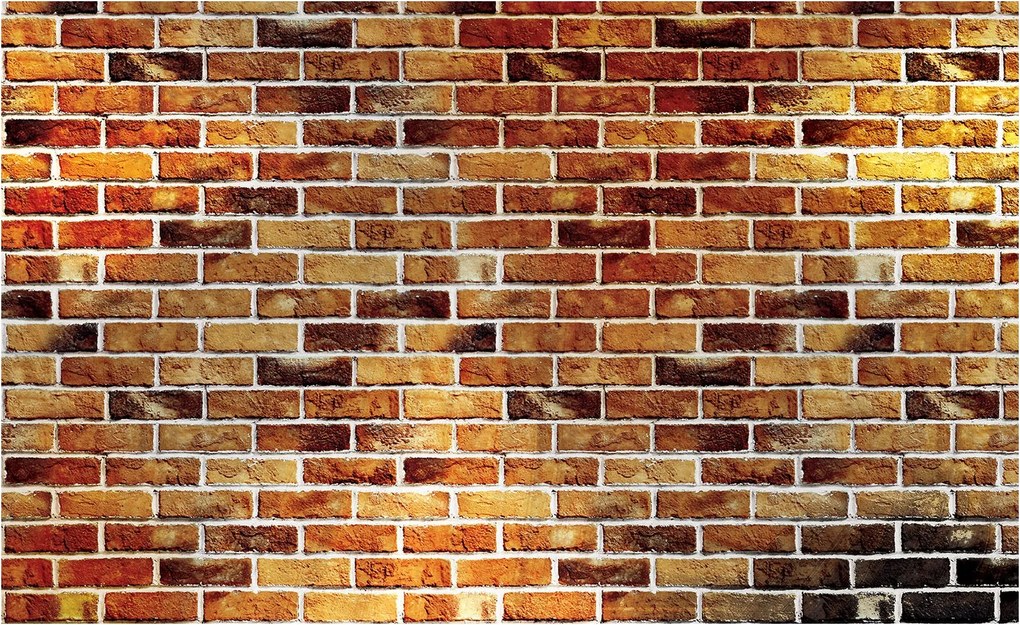 Fotótapéta Rusztikus tégla loft industrial barna-bézs 416x254 +ragasztó