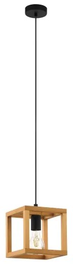 Eglo 32145 - BLACKCROWN függeszték kábellel 1xE27/40W/230V