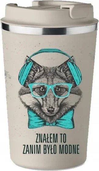 Prémium Termo Bögre bézs Ismertem Mielőtt Divatos Volt Ajándék 90-es KT_348