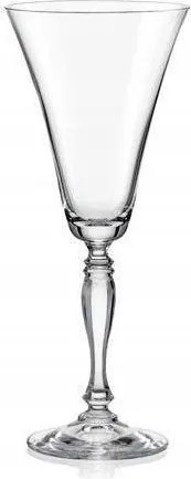 Vörösboros poharak 300 ml Viktoria Bohemia Crystal 6 db