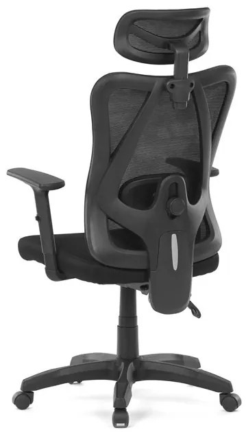 Fekete Hálós Irodai Szék, Szinkron Mechanikával. BK – KA-R215