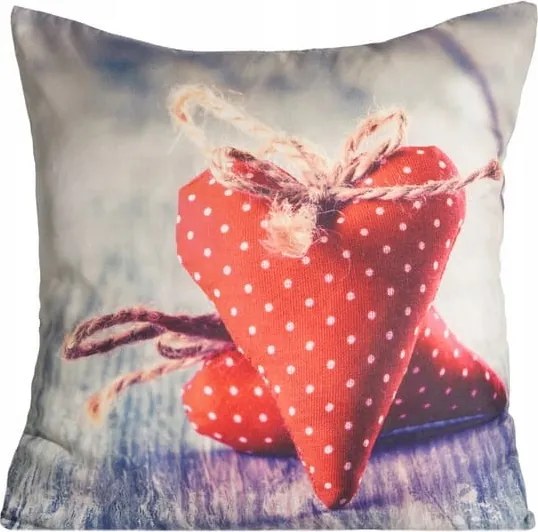 Dekoratív párnahuzat 40x40 EuroFirany LEYLA6 szív