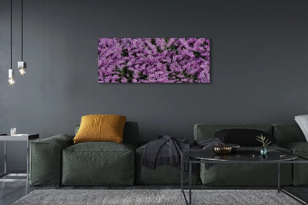 Canvas képek lila virágok 140x70 cm