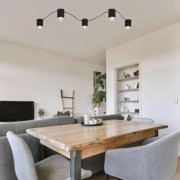 Rabalux 71295 - Mennyezeti lámpa LOOPLAB 5xG9/28W/230V