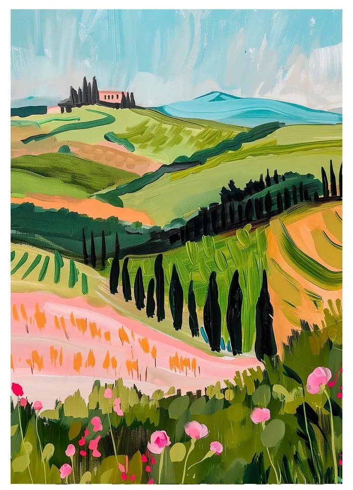 Kép 60x80 cm Color I – Styler